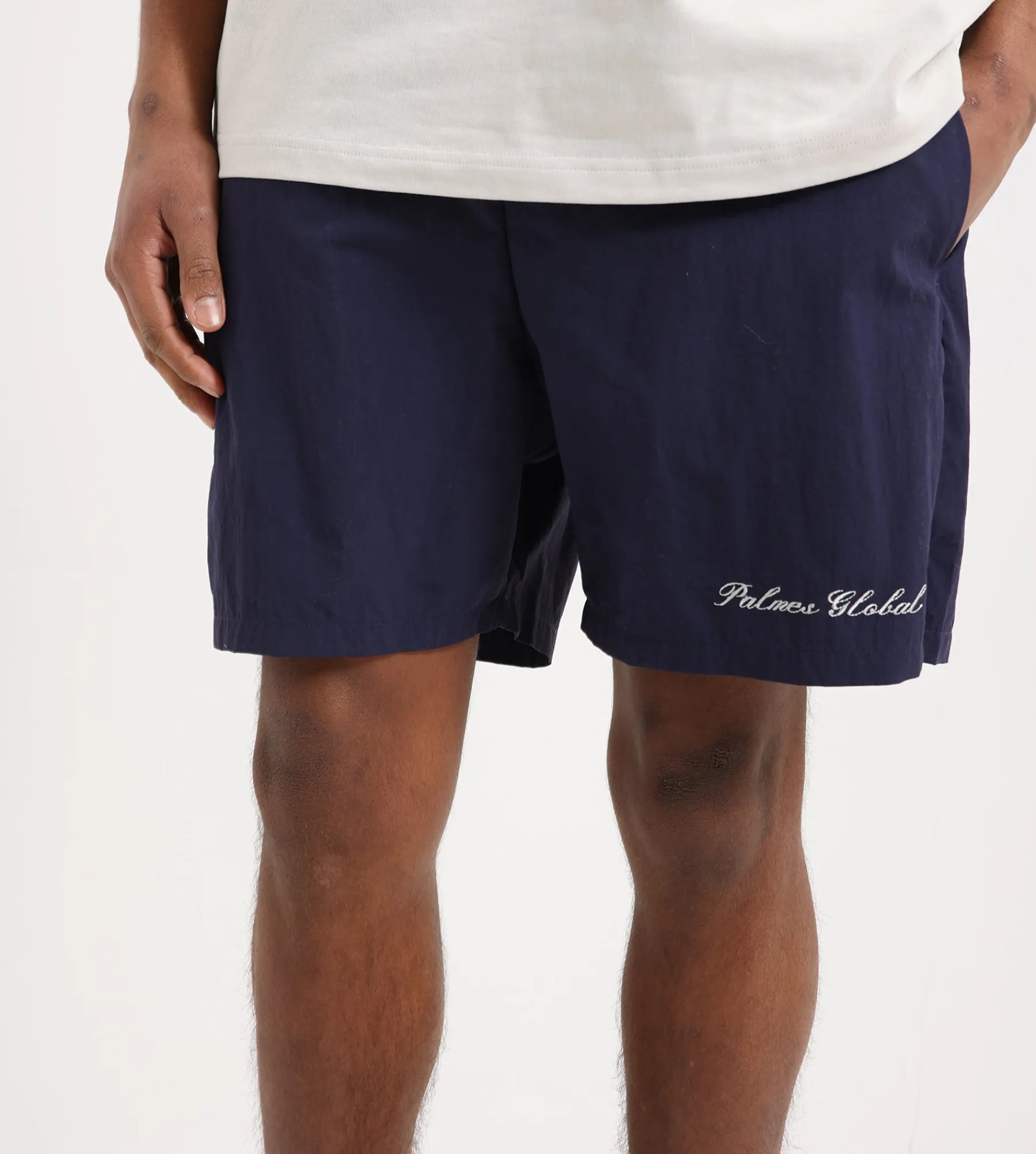 Palmes Global Tennis Shorts Recycled Nylon Dark Blue