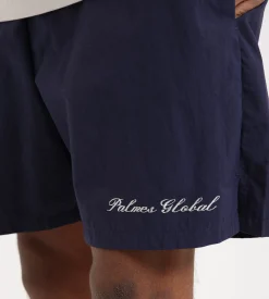Palmes Global Tennis Shorts Recycled Nylon Dark Blue