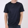 Palmes Mesh Double T-Shirt Polyester Mesh Navy
