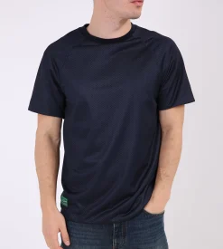 Palmes Mesh Double T-Shirt Polyester Mesh Navy