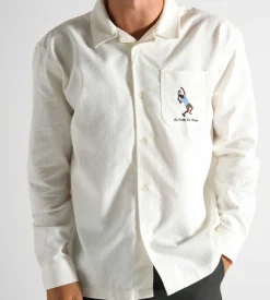 Palmes Societá Shirt Off-White