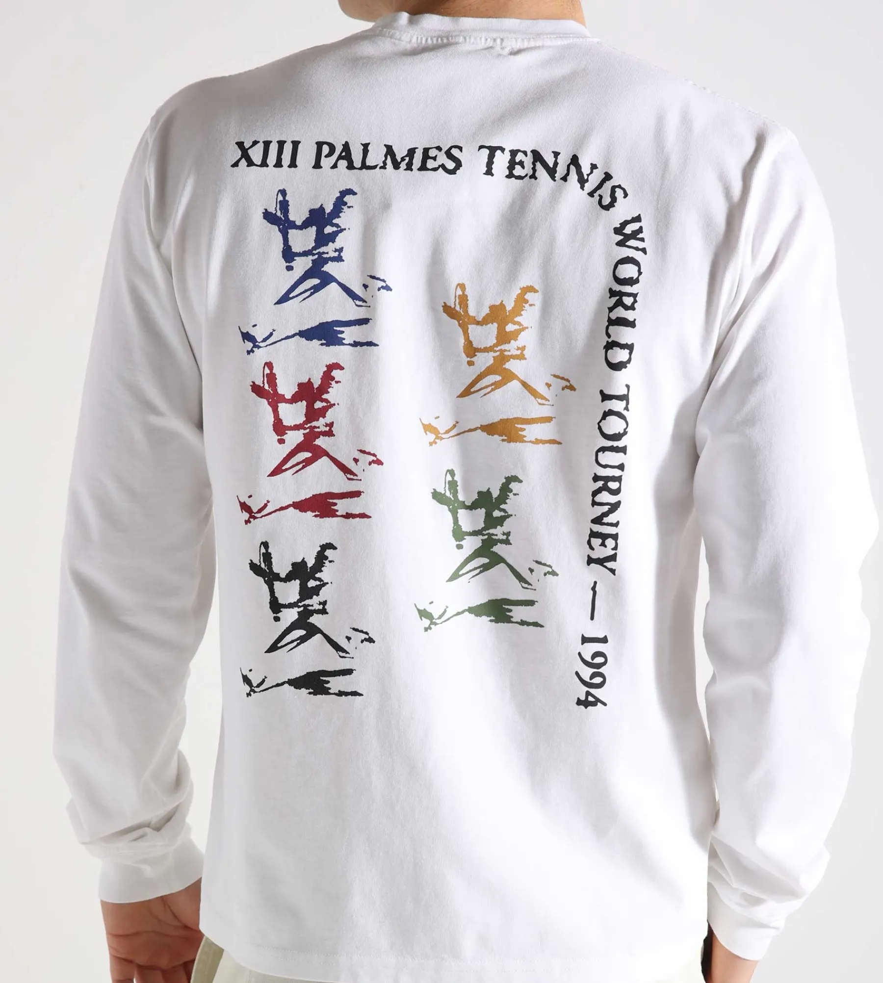 Palmes Tourney Longsleeve 240GSM Jersey White