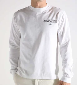 Palmes Tourney Longsleeve 240GSM Jersey White