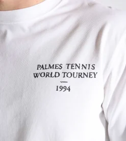 Palmes Tourney Longsleeve 240GSM Jersey White