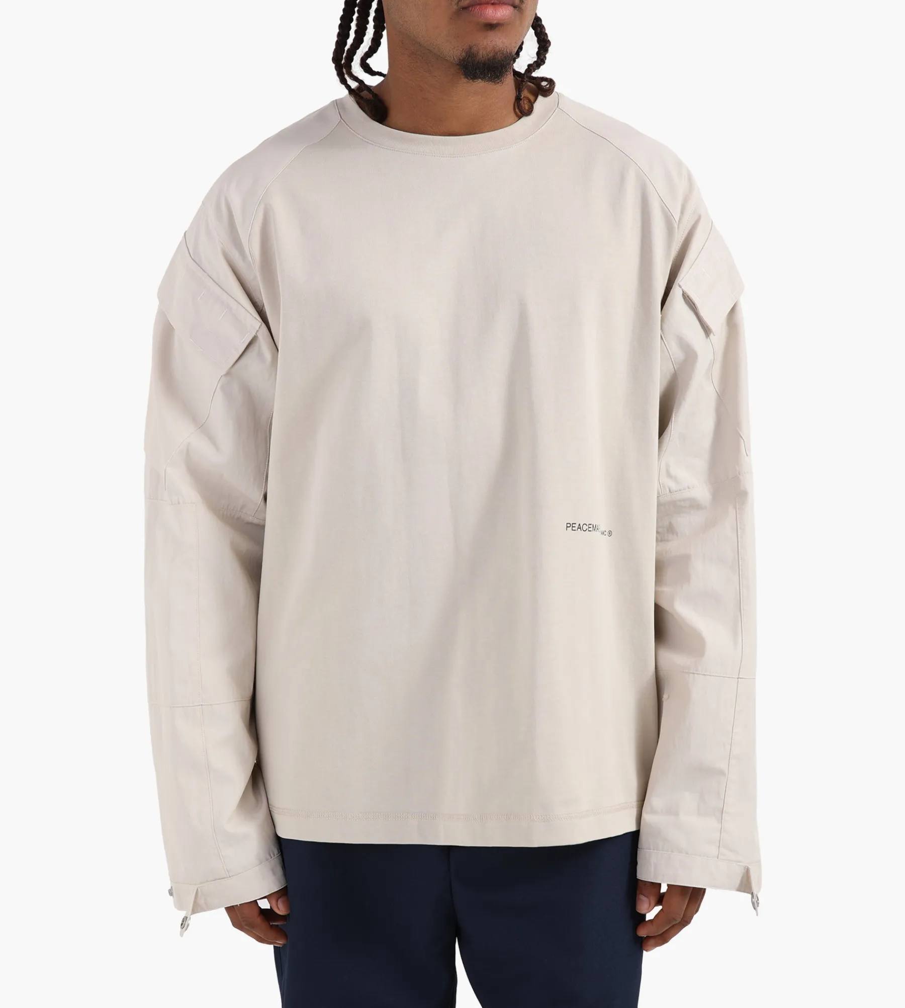 Peacemaker OAMC Sl Cargo Longsleeve Sand