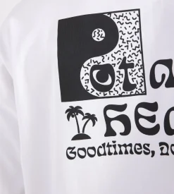 Potato Head Cassette Tape Printed Longsleeve White