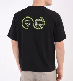 Purple Mountain Observatory Globe Tee Black