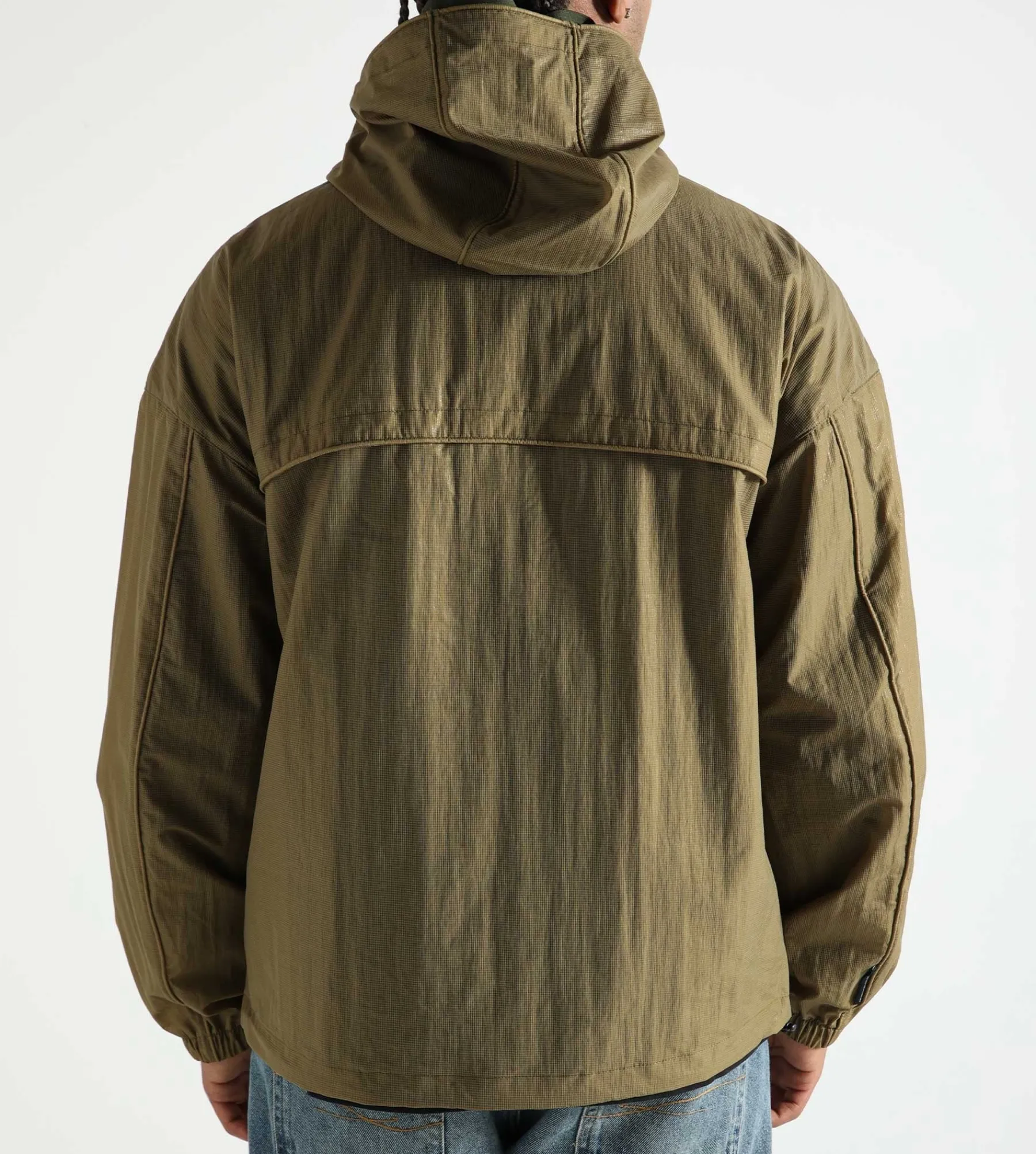Purple Mountain Observatory Ridge Jacket Barnacle Mesh Khaki