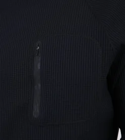 Purple Mountain Observatory Waffle Longsleeve Black