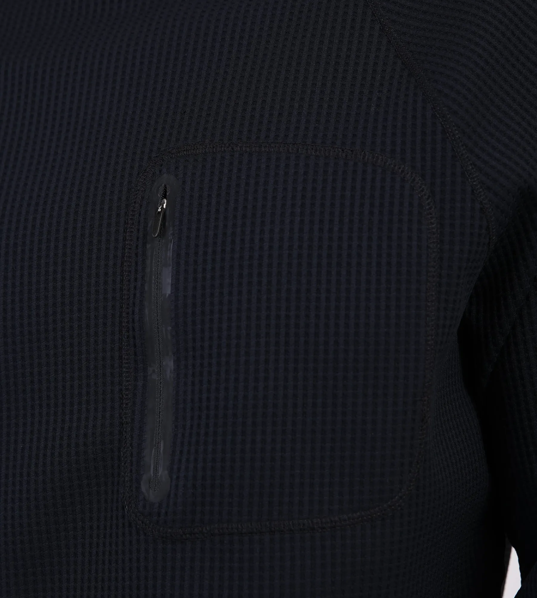Purple Mountain Observatory Waffle Longsleeve Black