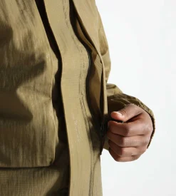 Purple Mountain Observatory Ridge Jacket Barnacle Mesh Khaki