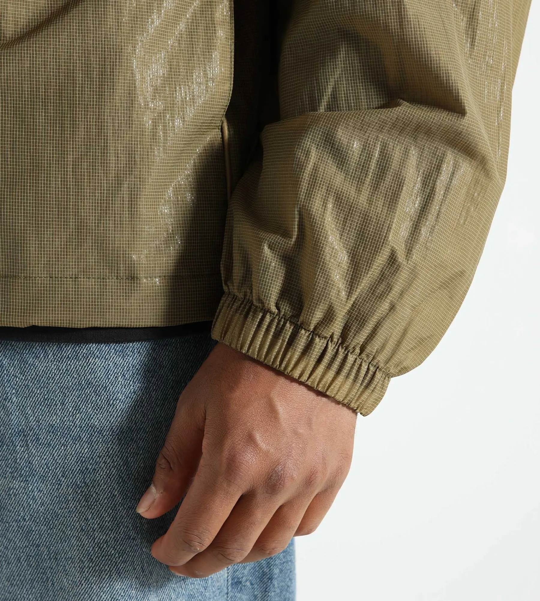 Purple Mountain Observatory Ridge Jacket Barnacle Mesh Khaki