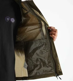 Purple Mountain Observatory Ridge Jacket Barnacle Mesh Khaki