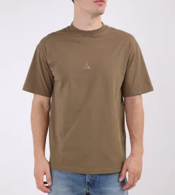 ROA Logo T-Shirt Brown Olive