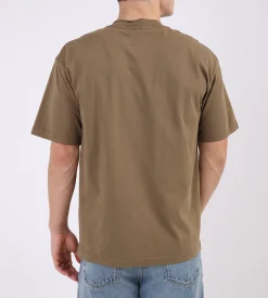 ROA Logo T-Shirt Brown Olive