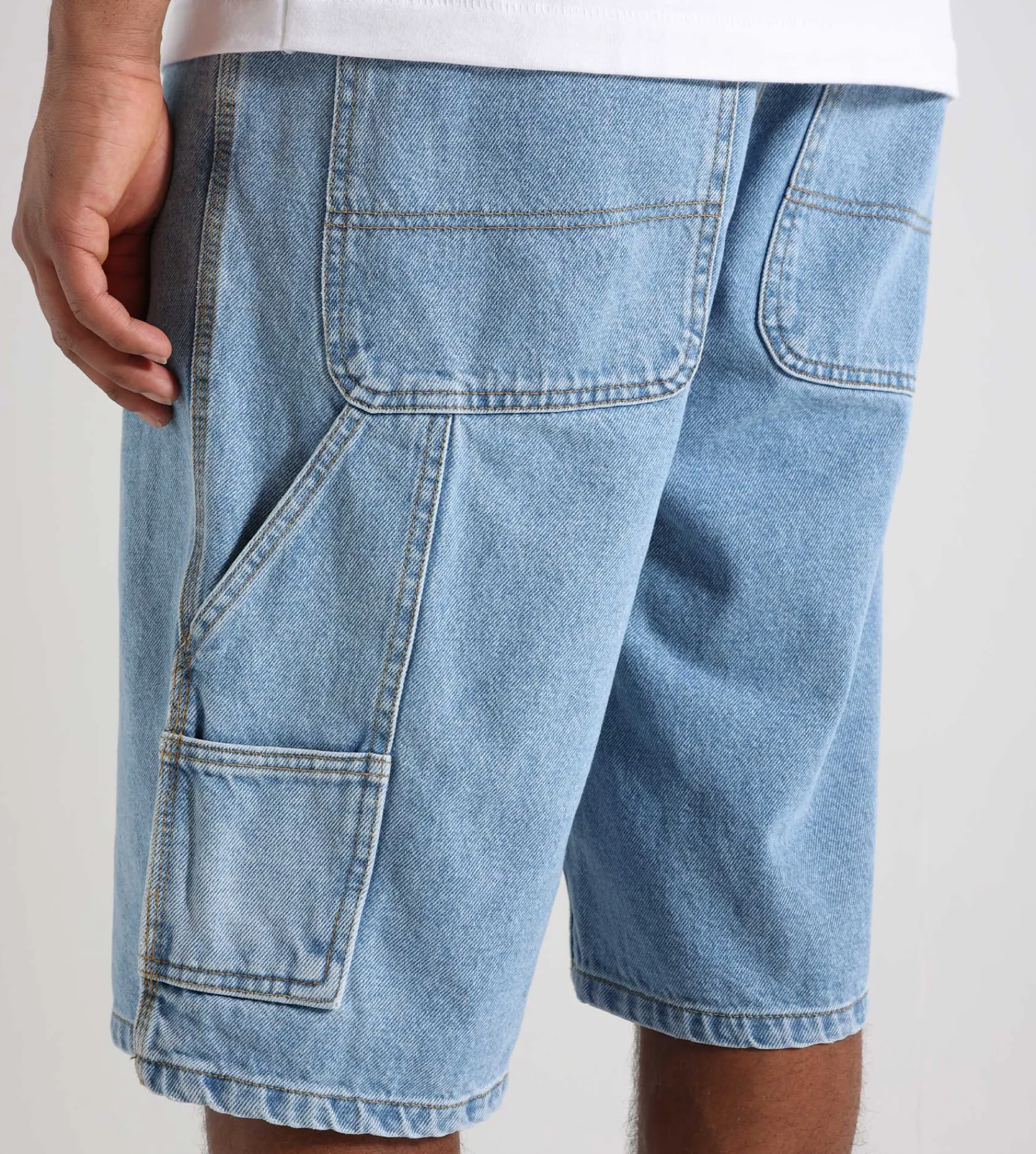 Sabbatical Carpenter Denim Short Washed Blue