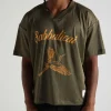 Sabbatical Crane Mesh Jersey Army Green
