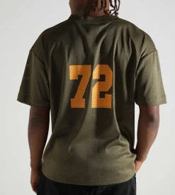 Sabbatical Crane Mesh Jersey Army Green