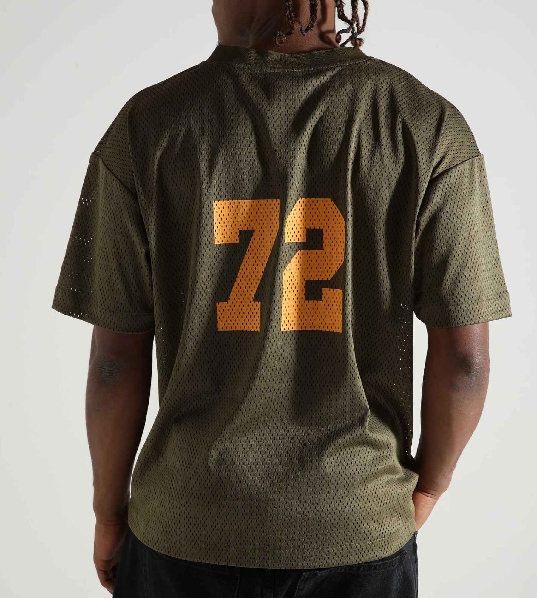 Sabbatical Crane Mesh Jersey Army Green