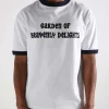 Sabbatical Garden of Heavenly Delights Ringer T-Shirt White