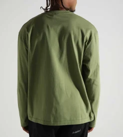 Sabbatical Logo Longsleeve Army Green