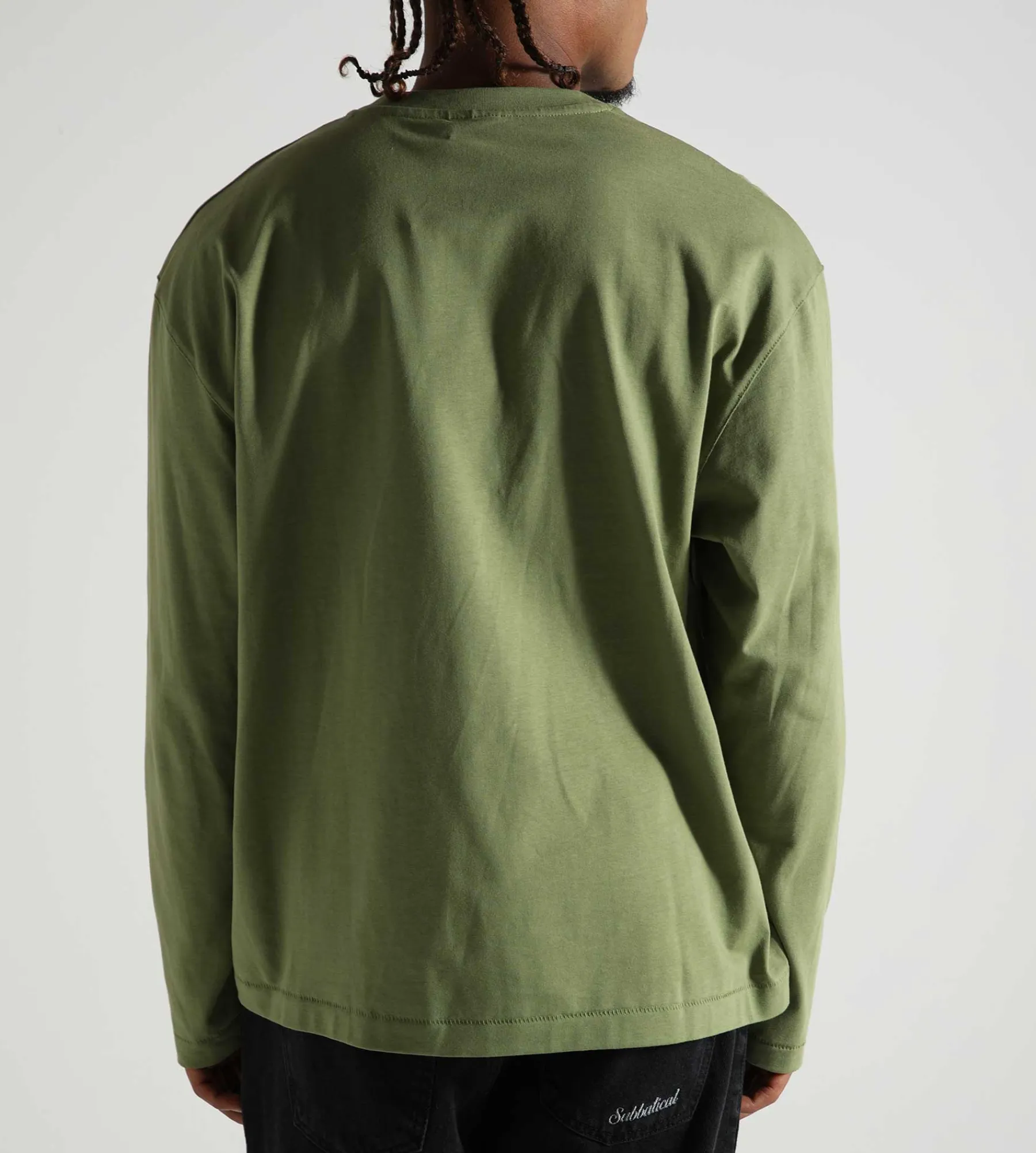 Sabbatical Logo Longsleeve Army Green