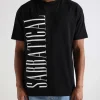 Sabbatical Logo T-Shirt Black White