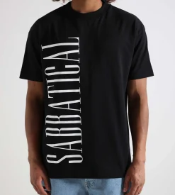 Sabbatical Logo T-Shirt Black White
