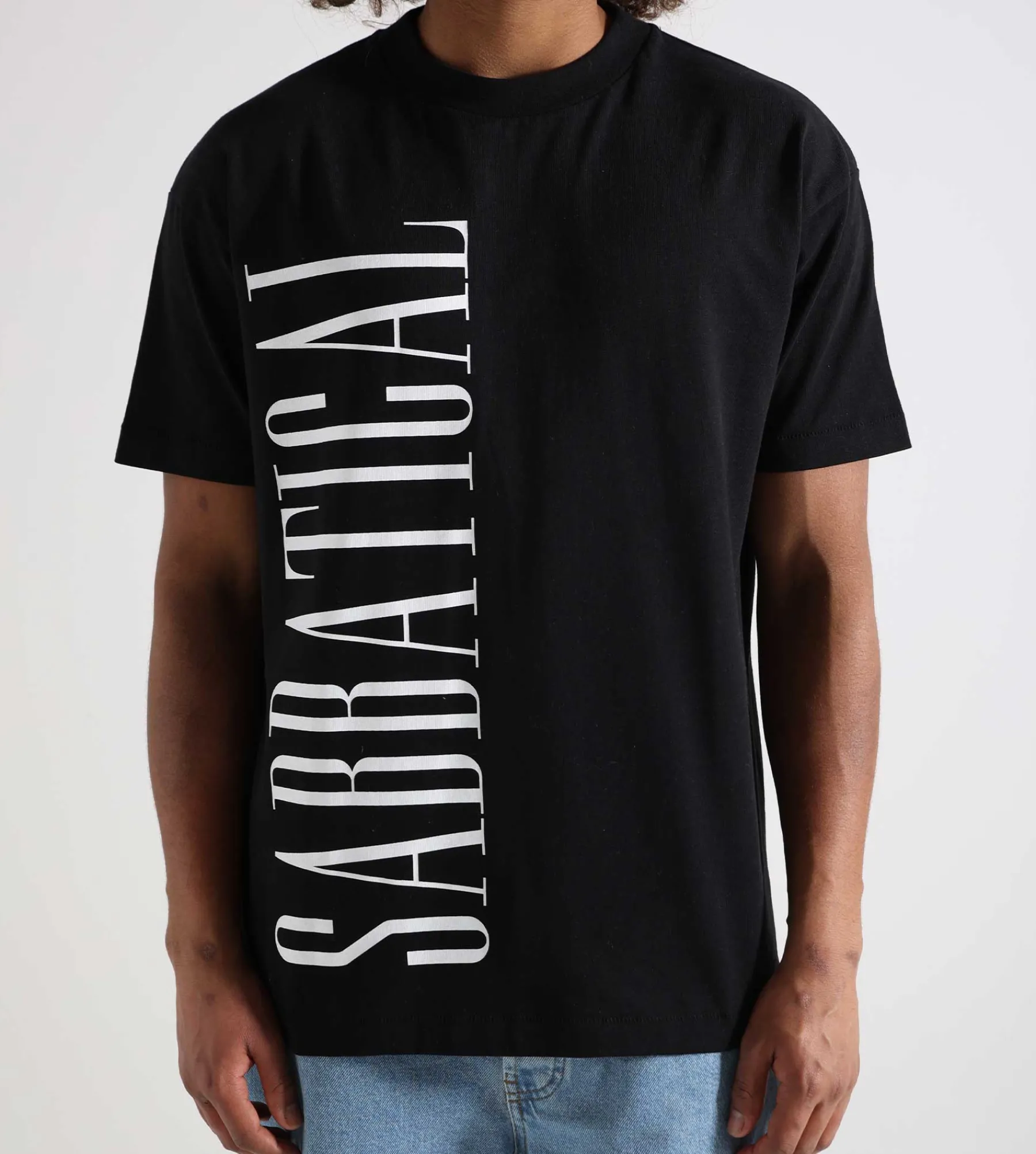 Sabbatical Logo T-Shirt Black White
