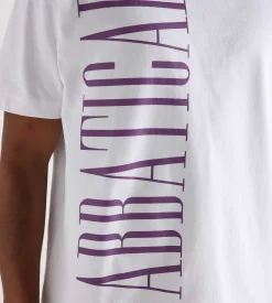Sabbatical Logo T-Shirt White Purple Rain