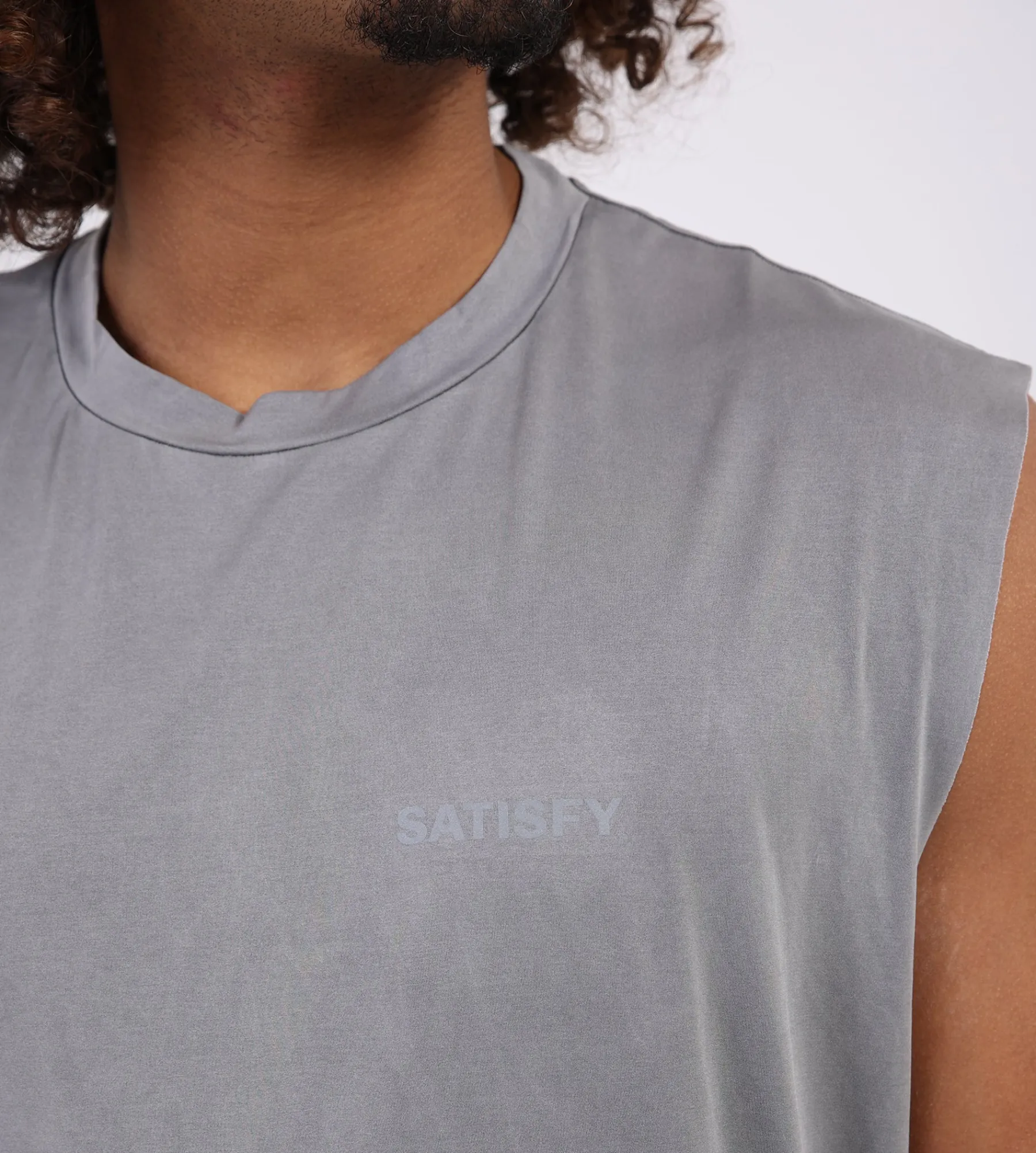 Satisfy AuraLite Muscle Tee Mineral Graphite