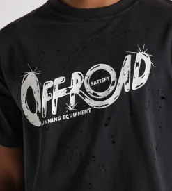 Satisfy MothTech T-Shirt Aged Black OF
