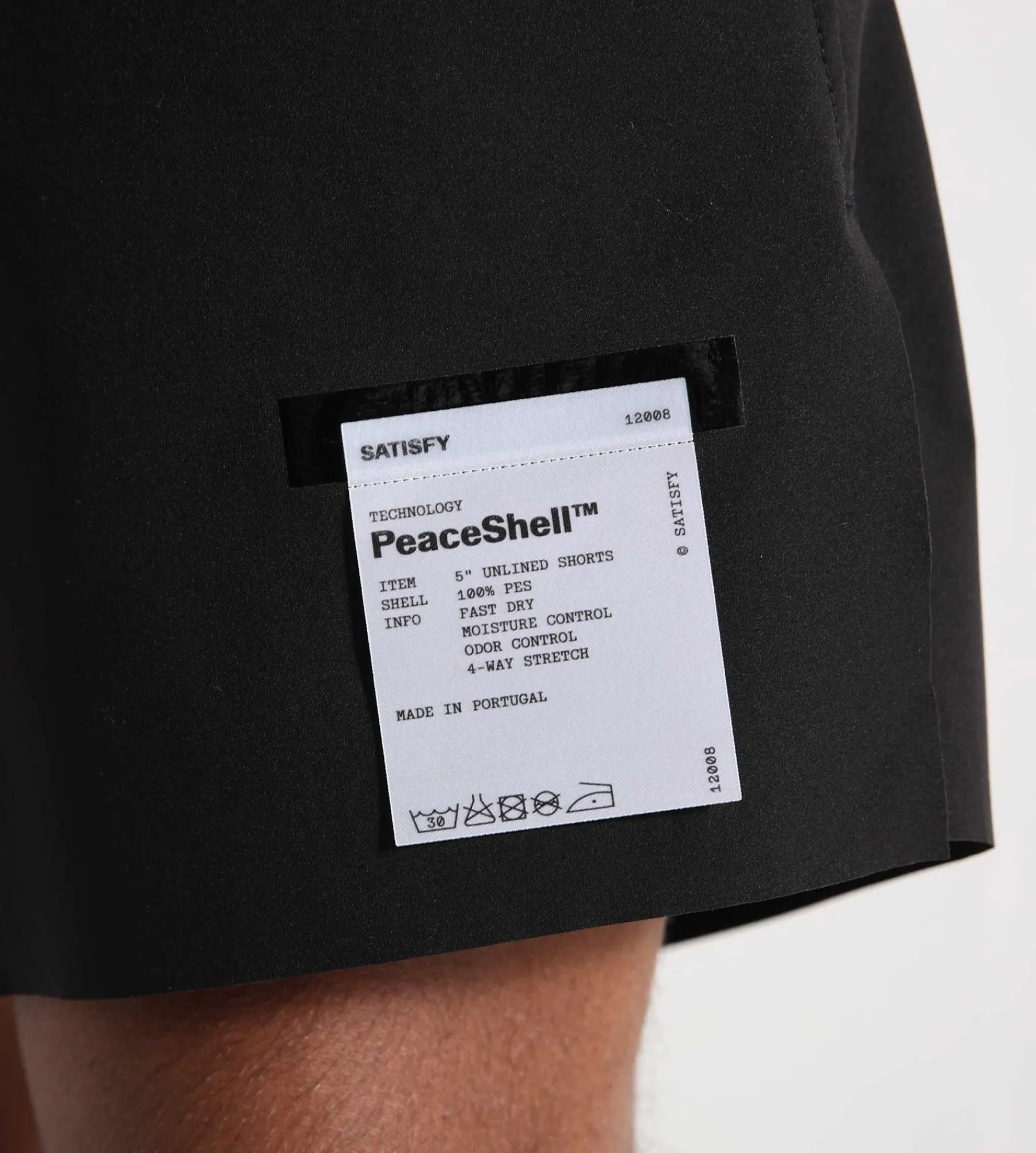 Satisfy PeaceShell 5 Unlined Shorts Black