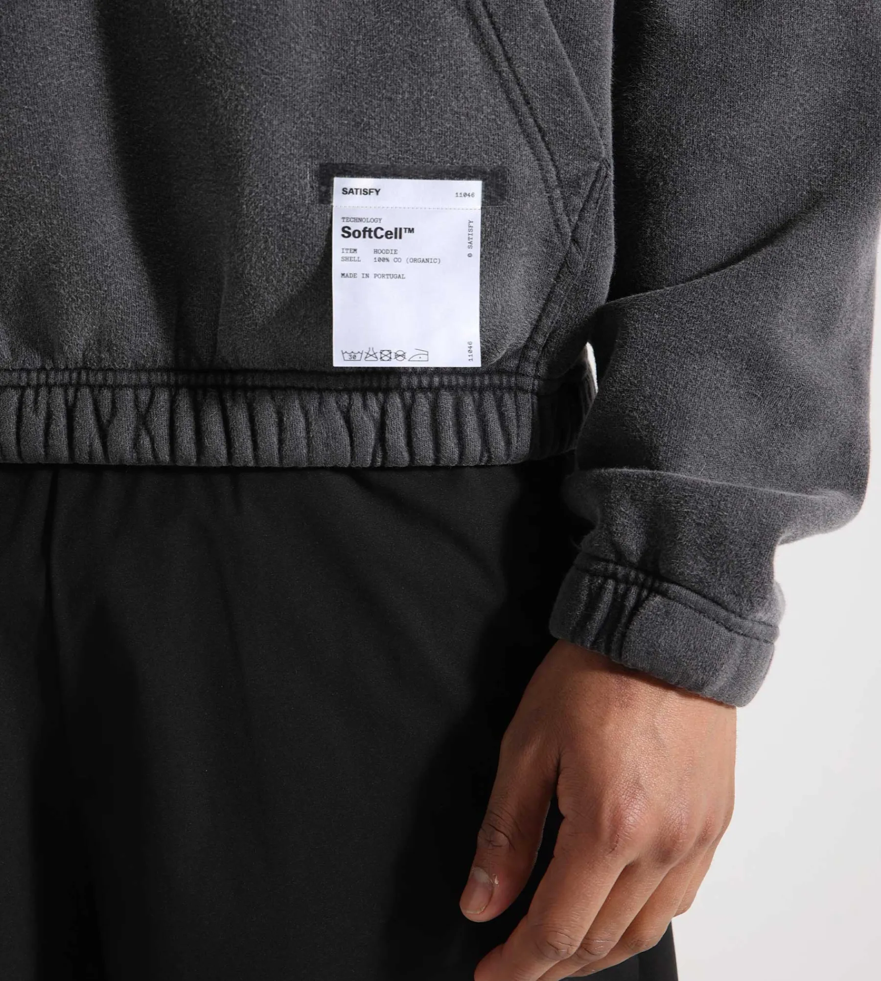 Satisfy SoftCell Hoodie Aged Black