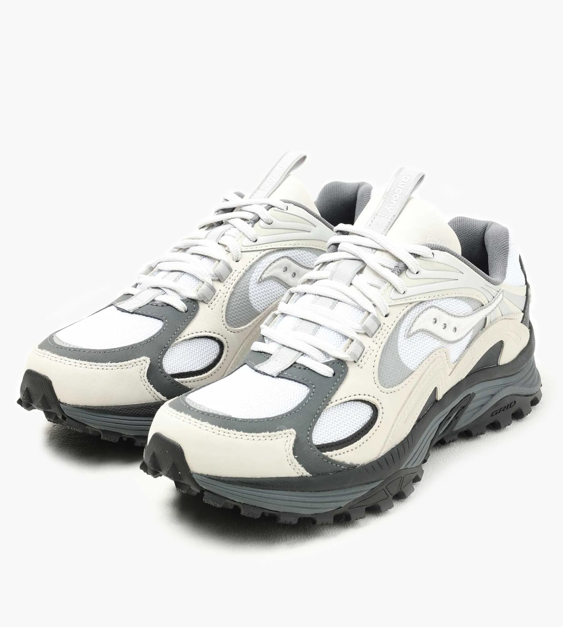 Saucony Grid Aura X White Silver