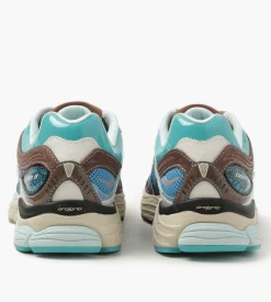Saucony X Footpatrol Progrid Omni 9 Blue Brown
