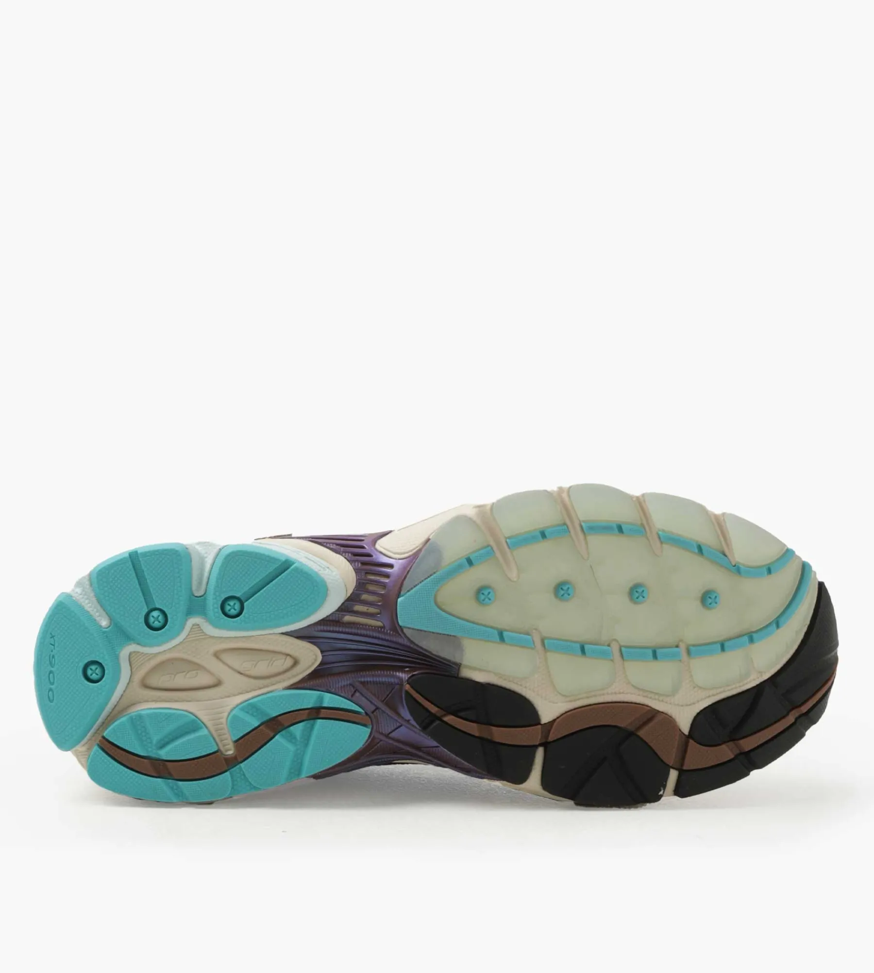 Saucony X Footpatrol Progrid Omni 9 Blue Brown