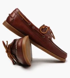 Sebago Portland Waxed Brown Honey