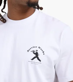 Service Works Waiter Tee White