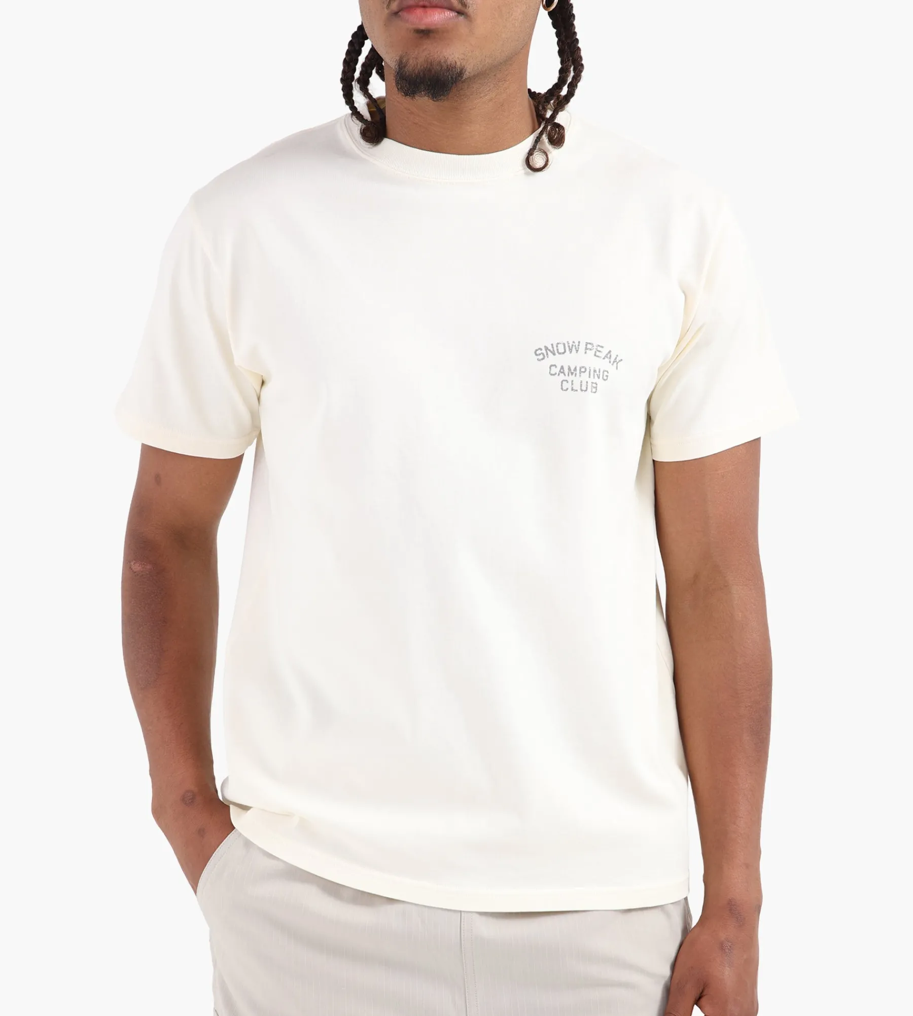 Snow Peak Recycled Cotton Dyed T-Shirt SPC Light Beige
