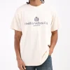 Sporty & Rich H&W Crest T-Shirt Cream