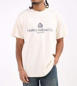Sporty & Rich H&W Crest T-Shirt Cream