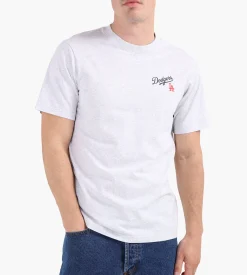 Sporty & Rich LA Dodgers Serif T-Shirt Heather Gray