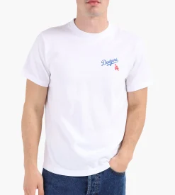 Sporty & Rich LA Dodgers Serif T-Shirt White