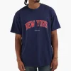 Sporty & Rich New York Ivy T-Shirt Dark Navy