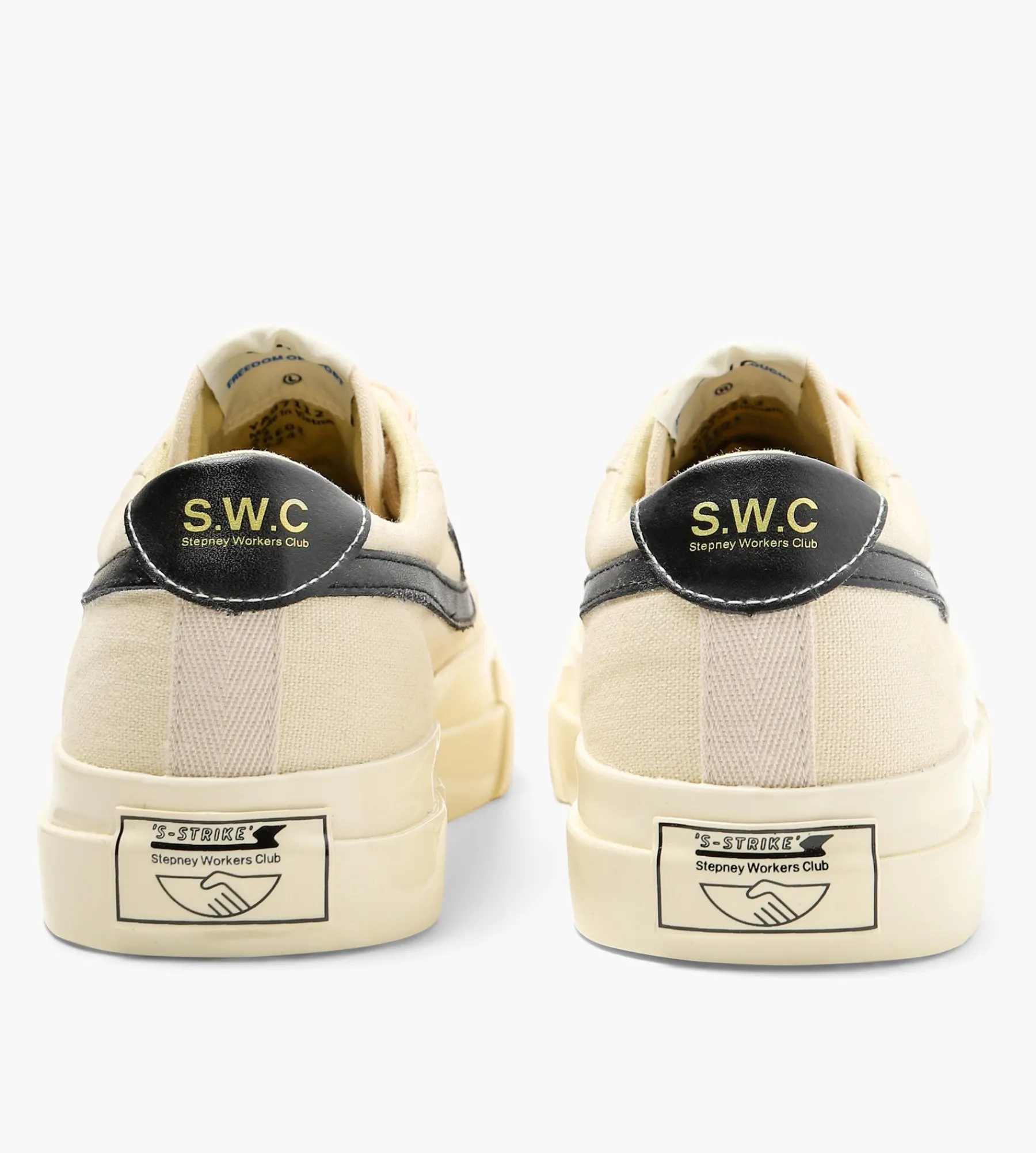 Stepney Workers Club Dellow S-Strike Canvas Ecru Black