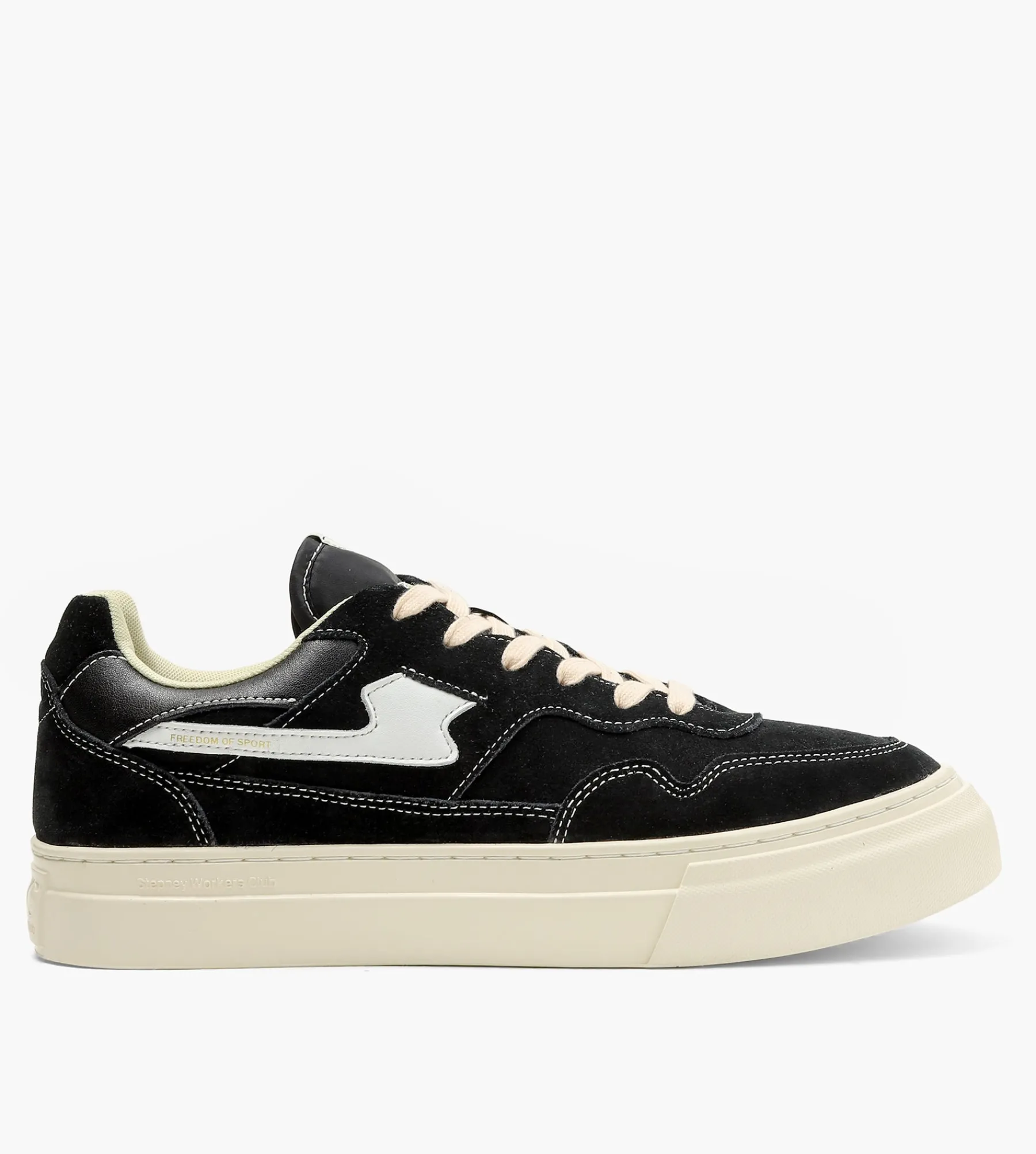 Stepney Workers Club Pearl S-Strike Suede Black White