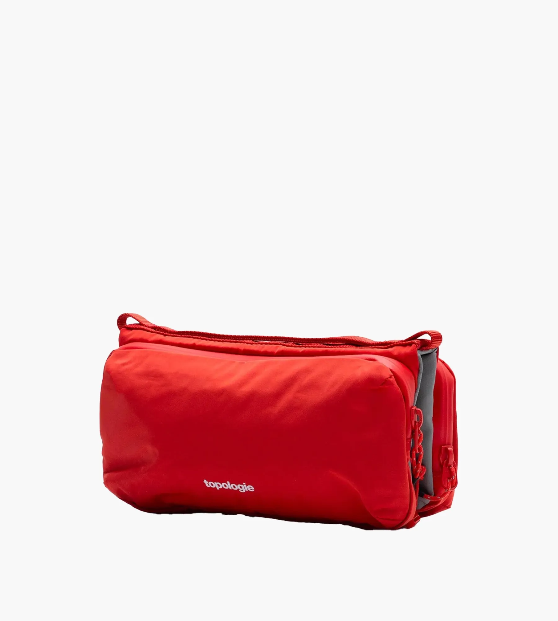 Topologie Wares Bags Bottle Sacoche Medium Red Tech Sateen