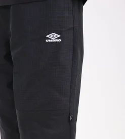 UMBRO Check Track Pants Navy Dark Brown