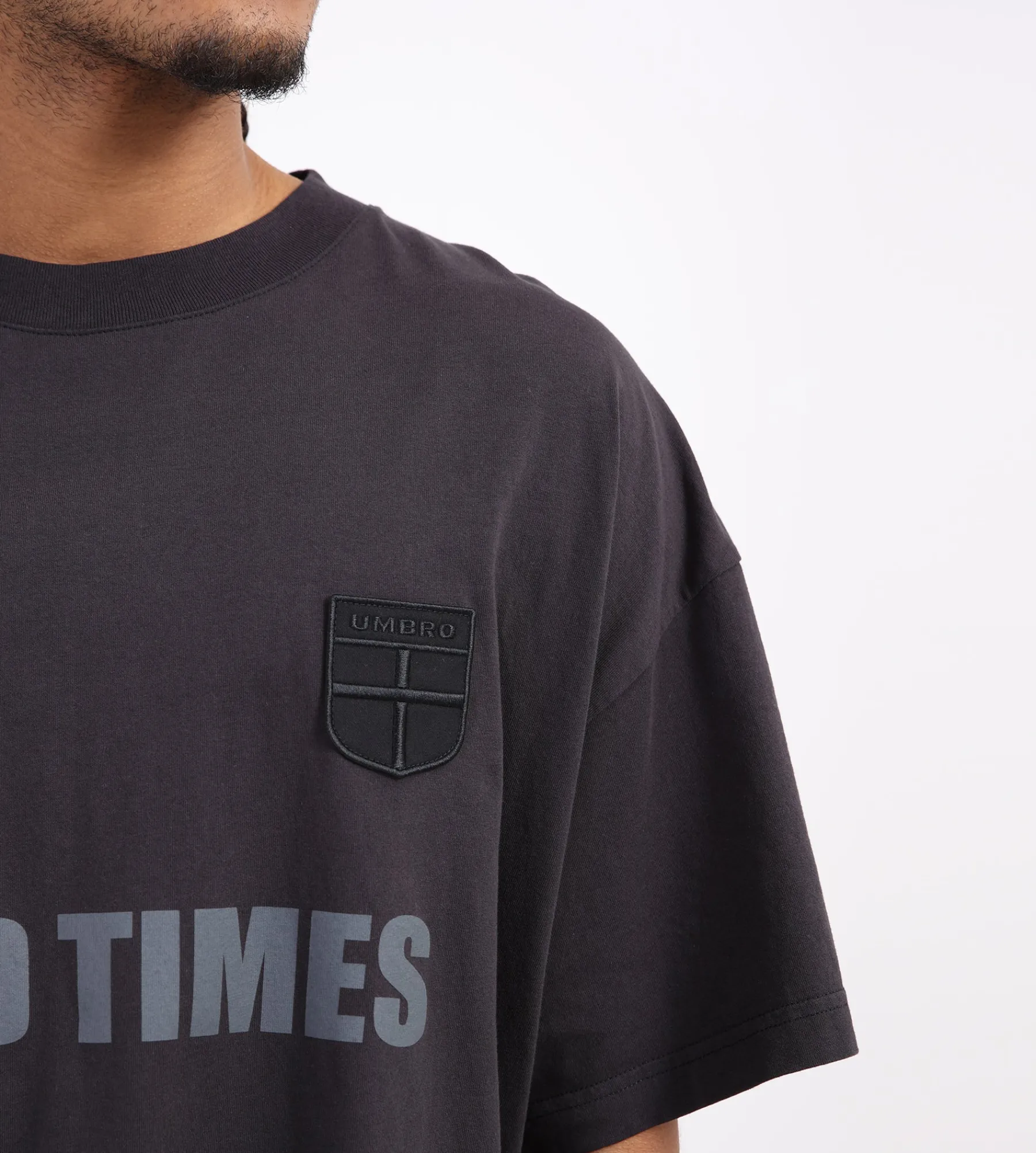 UMBRO Hard Times T-Shirt Washed Black